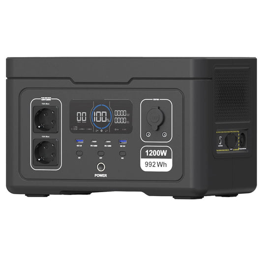 Station d'Énergie Portable S012 | 992Wh - 1200W | EverFlow Station